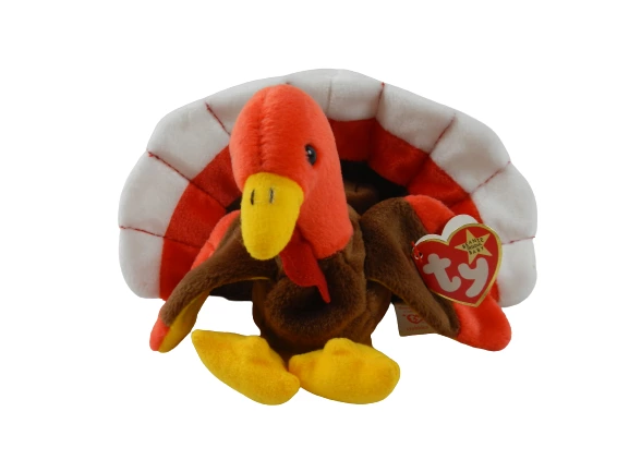 TY Beanie Baby Gobbles Turkey 1996 Plush Retired with Original Tag
