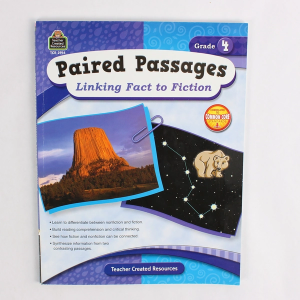 Paired Passages Linking Fact to Fiction Grade 4 by Ruth Foster 2009 Paperback