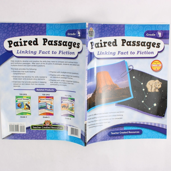 Paired Passages Linking Fact to Fiction Grade 4 by Ruth Foster 2009 Paperback
