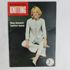 VTG Modern Knitting Magazine Machine Knitting October 1969 New Autumn Fashion
