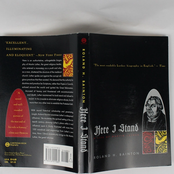 Roland H Bainton Here I Stand A Life of Martin Luther 1995 Paperback