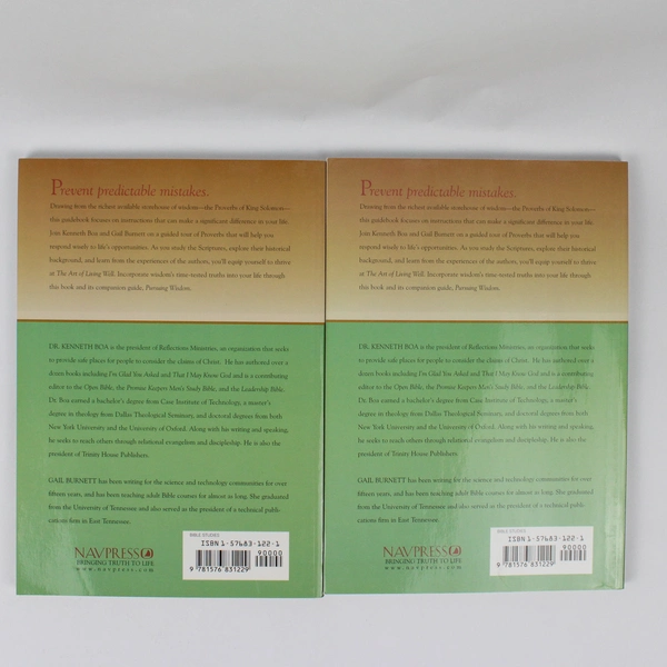 Lot of 2 The Art of Living Well A Biblical Approach 1999 PB Guide Book Series