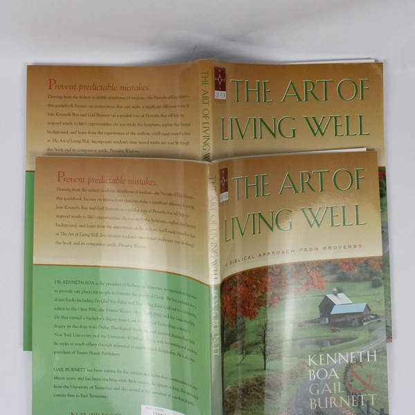 Lot of 2 The Art of Living Well A Biblical Approach 1999 PB Guide Book Series