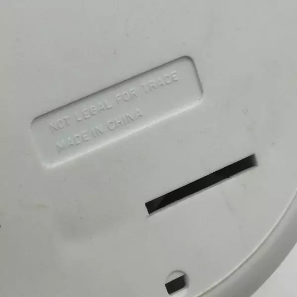 Vintage Round White Plastic Kitchen Food Scale 4 lb / 2 kg