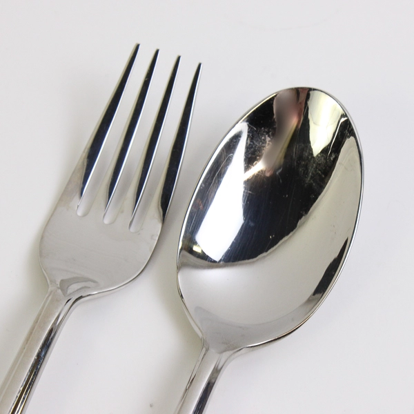 A Lot of 4 Michael Lloyd 18/8 Stainless Dinner & Salad Forks Teaspoon Soup Spoon