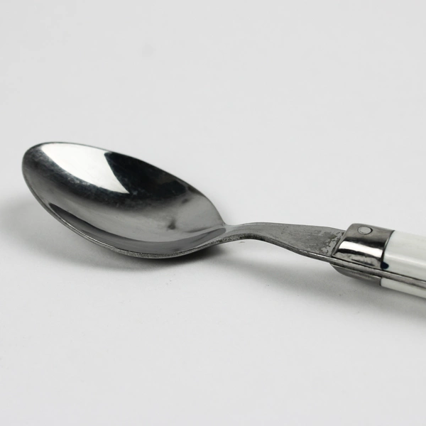 Washington Forge Mardi Gras White Stainless Teaspoon 6.75 Inches