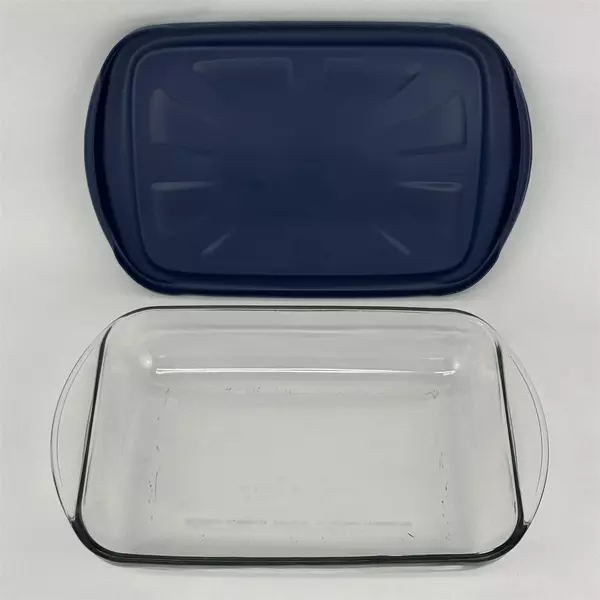 Anchor Hocking 3 Qt Glass Casserole Baking Dish 9" x 13 w/ Lid & Bag New