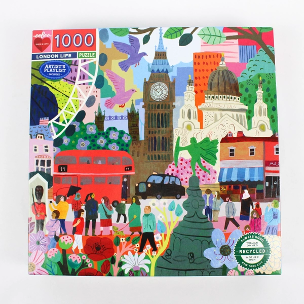 London Life 1000 Pc. Puzzle by eeBooGalison, 2022 complete 