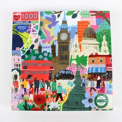 London Life 1000 Pc. Puzzle by eeBooGalison, 2022 complete 