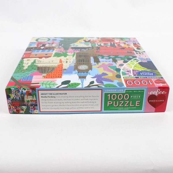London Life 1000 Pc. Puzzle by eeBooGalison, 2022 complete 