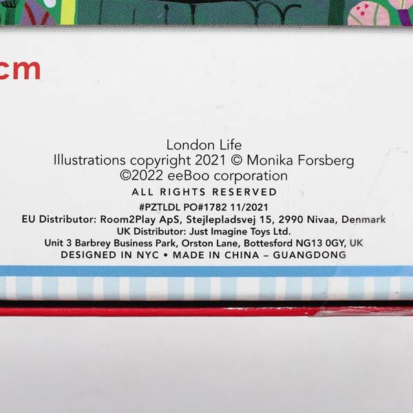 London Life 1000 Pc. Puzzle by eeBooGalison, 2022 complete 