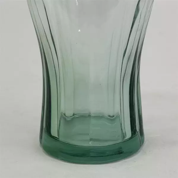 Libbey Green Tinted 16 Ounce Coca Cola Glass 6 Inch