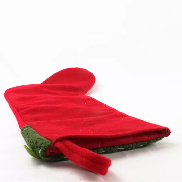 Lot of 3 Christmas Stockings Rustic Holiday Mantel Decor 18.75"