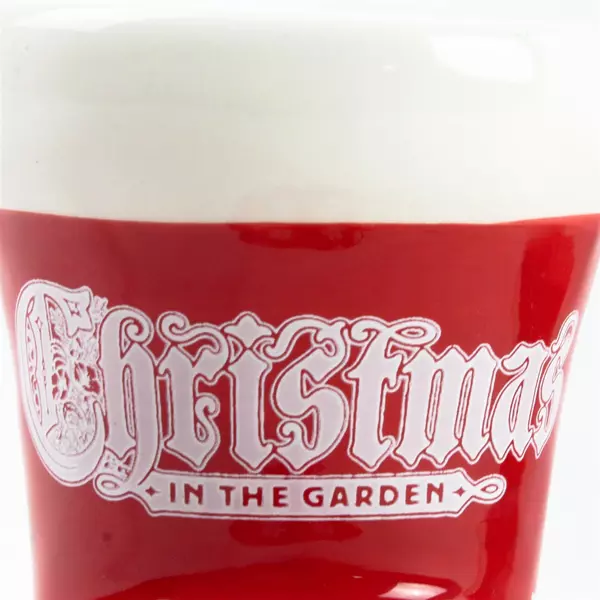 Set of 2 Christmas In The Garden Boot Stocking Mugs 4.75" Holiday Decor