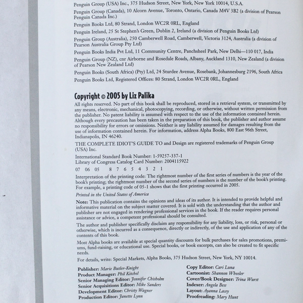 The Complete Idiot's Guide to Pugs by Liz Palika, 2005 - Good Condition