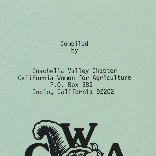 National Date Festival Recipe Booklet - Coachella Valley Chapter