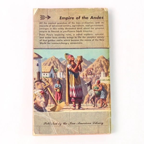 Realm of the Incas by Victor W. Von Hagen 1957 Vintage Paperback Book