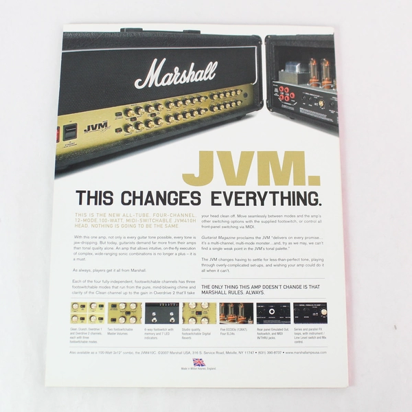 Guitar Player Magazine June 2007 Andy Summers The Police Good Condition