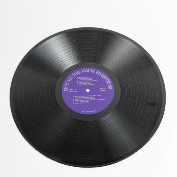 25 All Time Family Favorites 12" LP Vinyl Record ADS-1 All Disc Records