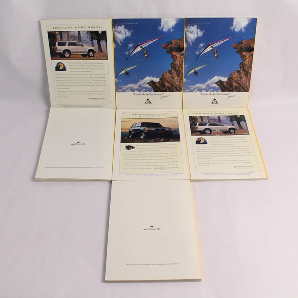 Lot of 7 Vintage 1996 National Geographic Issues Feb April May June Aug & 2 Sept