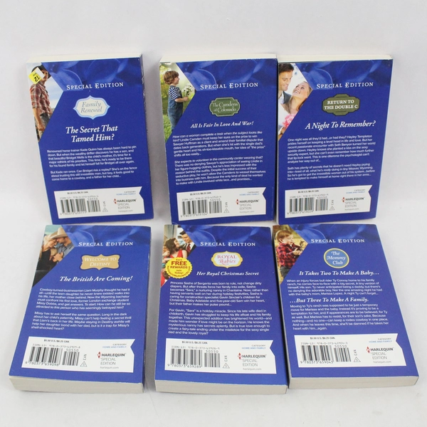 Lot of 6 Harlequin Special Edition Home And Family Novels 2015 Paperback
