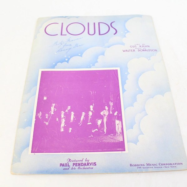 Vintage Lot Of 4 Sheet Music 1935 One Night In Monte Carlo Clouds