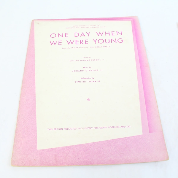 Lot Of 4 Vintage Sheet Music 1939 South Of The Border Bubbles In The Wine