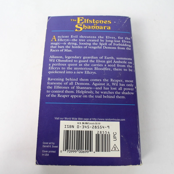 The Elfstones Of Shannara by Terry Brooks 1984 Paperback