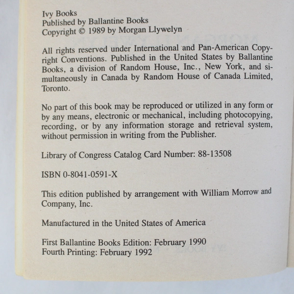 Red Branch by Morgan Llywelyn Paperback 1992