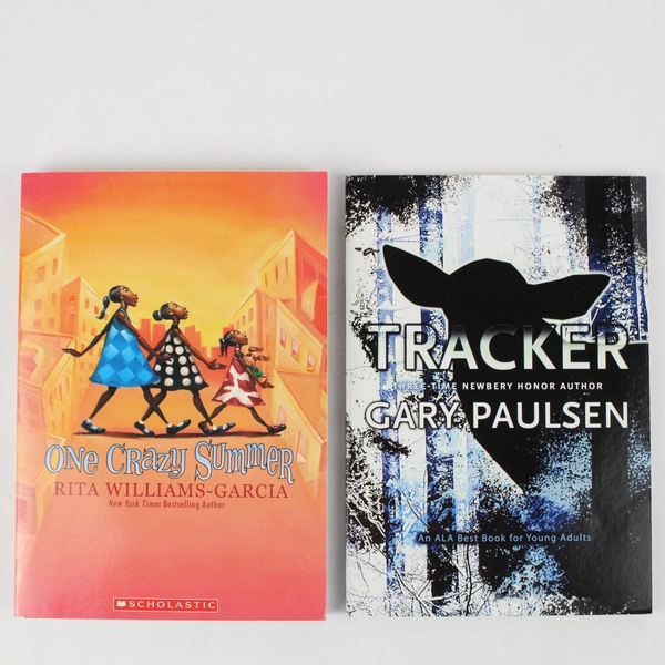 Lot of 2 Scholastic Books Young Readers Tracker One Crazy Summer Paperback