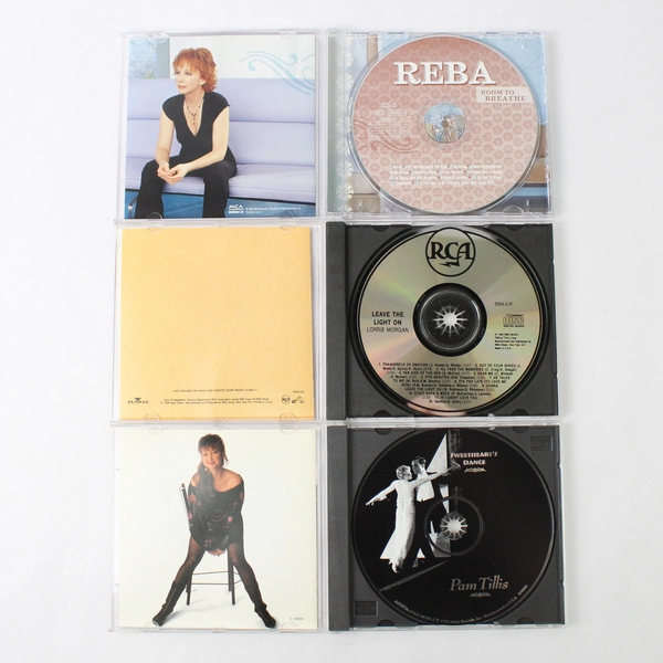 Lot of 3 CD Country Music Various Reba Pam Tillis Lorrie Morgan