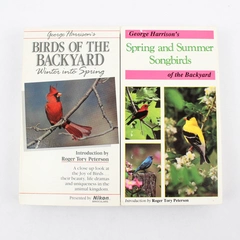 Set of 2 VHS Tape George Harrison Bird Videos with Roger Tory Peterson