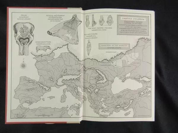 Vintage The Mammoth Hunters Jean M. Auel HC DJ Crown Publishers 1985