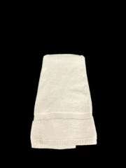 Tesino White Terry Cloth Bath Mat 100% Cotton Hotel Luxury Absorbent 23"x21.75"