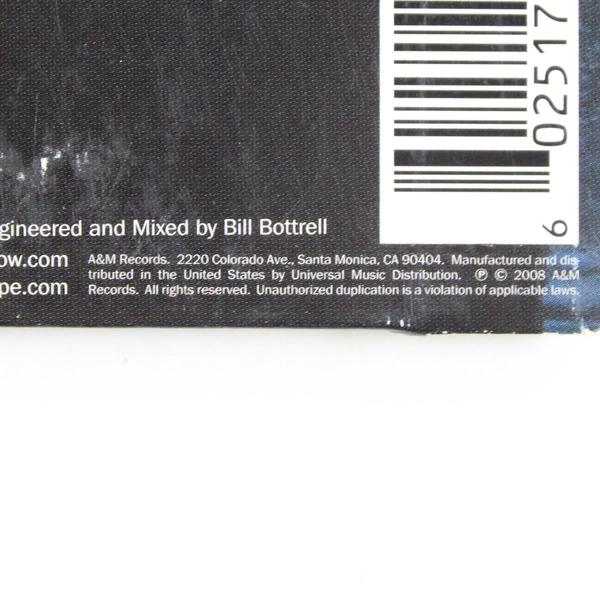 Detours by Cheryl Crow 2008 Music CD A&M Records Cardboard Sleeve