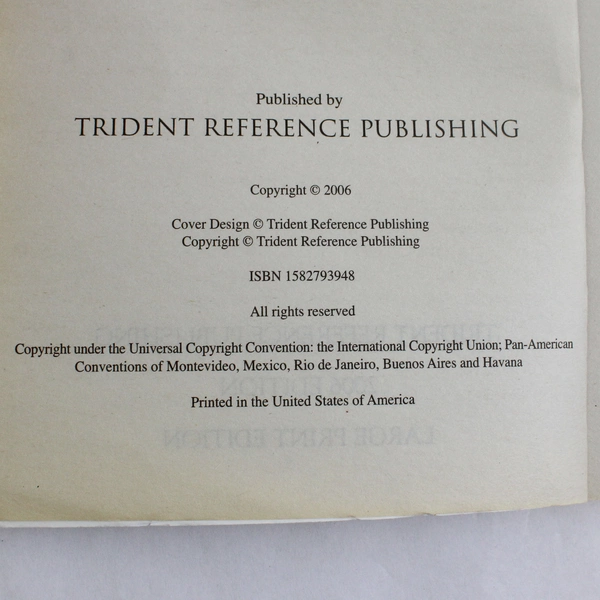 The New International Webster's Standard Thesaurus 2006 Large Print Paperback