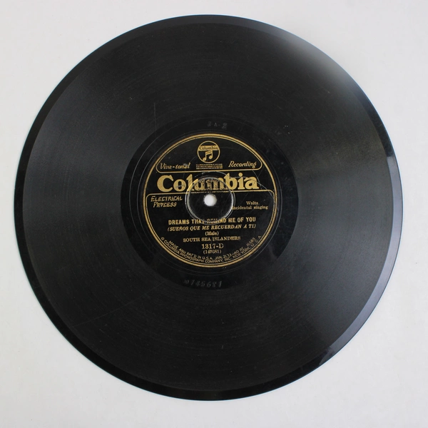 South Sea Islanders Sailing Along to Hawaii 78 RPM Record No. 1317-D