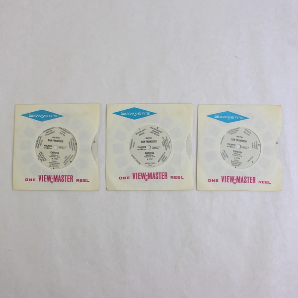 Set of 3 View-Master Sawyer's San Francisco Reels Vintage