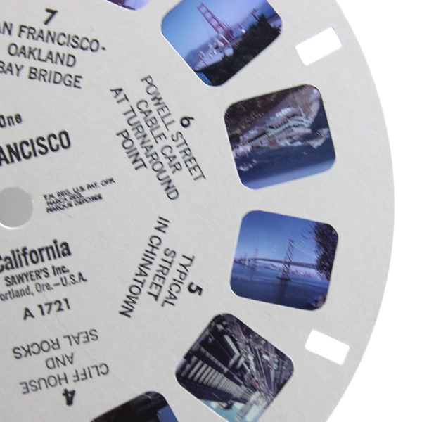 Set of 3 View-Master Sawyer's San Francisco Reels Vintage