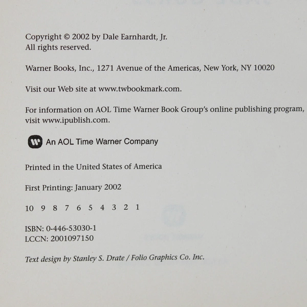 Driver #8 by Dale Earnhardt Jr with Jade Gurss His Wild Rookie Year HC DJ 2002