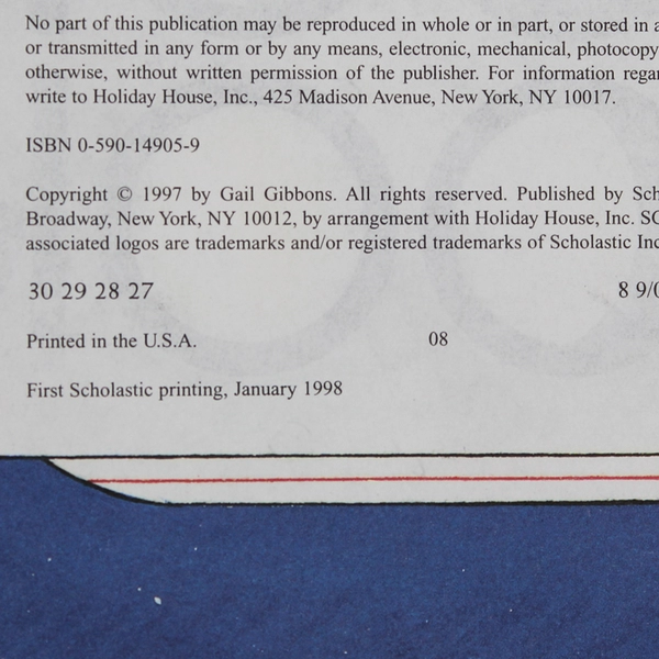 Scholastic's The Moon Book by Gail Gibbons 1998 Paperback Illustrated