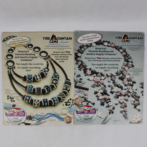 Lot of 2 Beadwork Magazine Feb/March & April/May 2013 