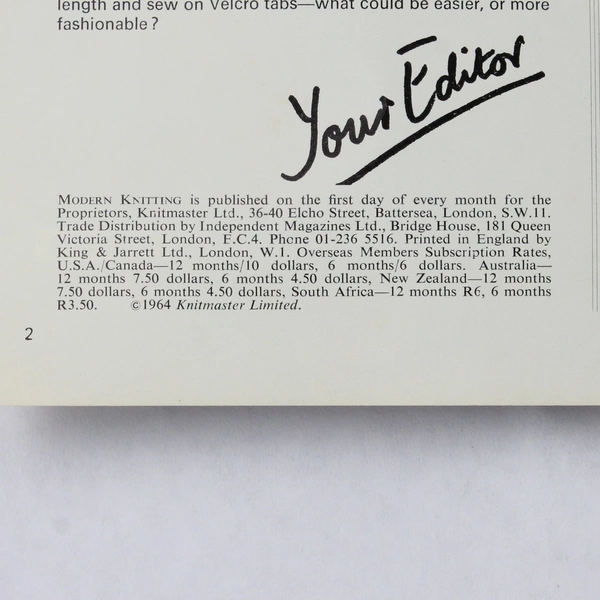 Vintage Modern Knitting Magazine Machine Knitting August 1970 Popular Patterns