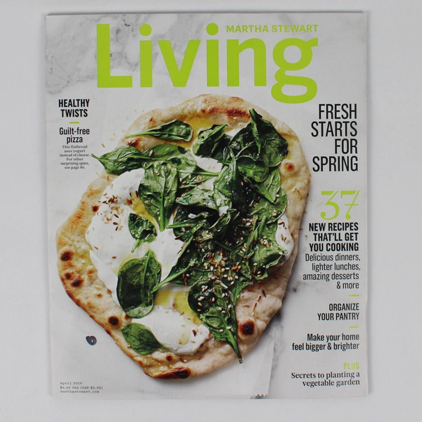 Martha Stewart Living Magazine April 2016 Fresh Starts For Spring
