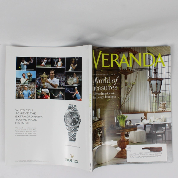 Veranda Magazine September/October 2018 Featuring A World of Treasures