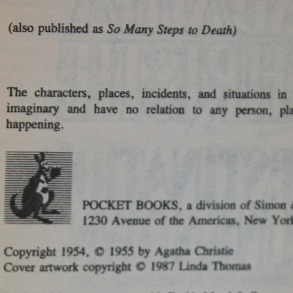 Destination Unknow by Agatha Christie 1955 Vintage Paperback