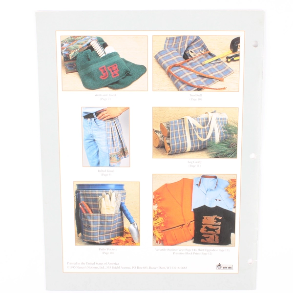 Sewing With Nancy by Nancy Zieman Features Gifts For Guys 1995 Paperback