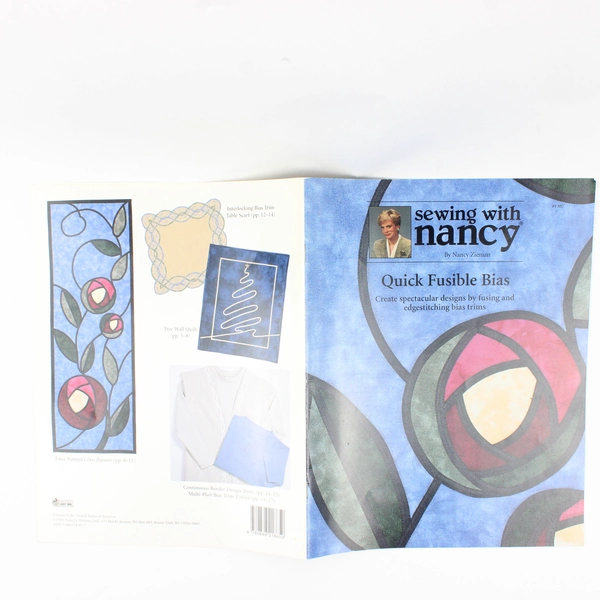 Sewing With Nancy by Nancy Zieman Features Quick Fusible Bias 1999 Paperback