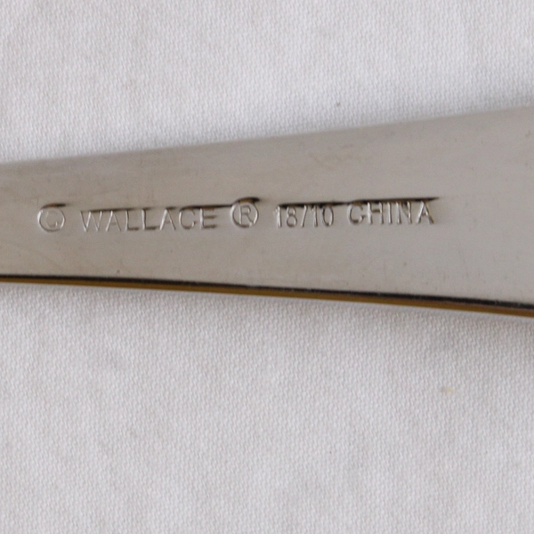 Lot Of 7 Continental Classic Wallace Serving Set Forks & Spoons Stainless Steel 