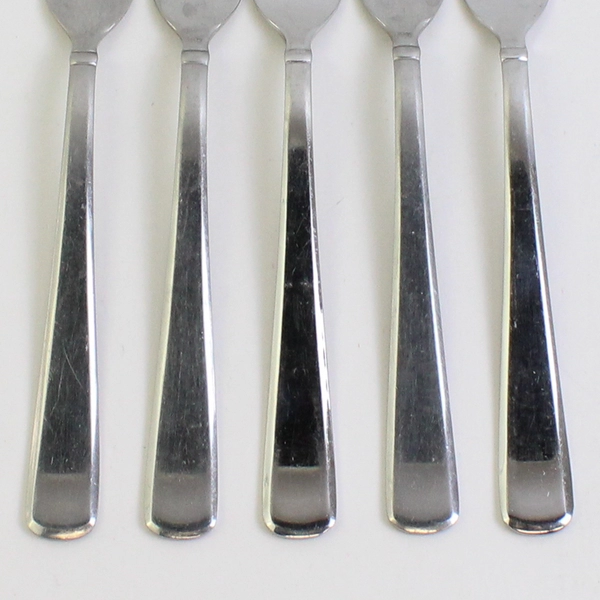 Lot of 5 Cambridge Ascot Forks Stainless Steel Flatware Glossy Finish